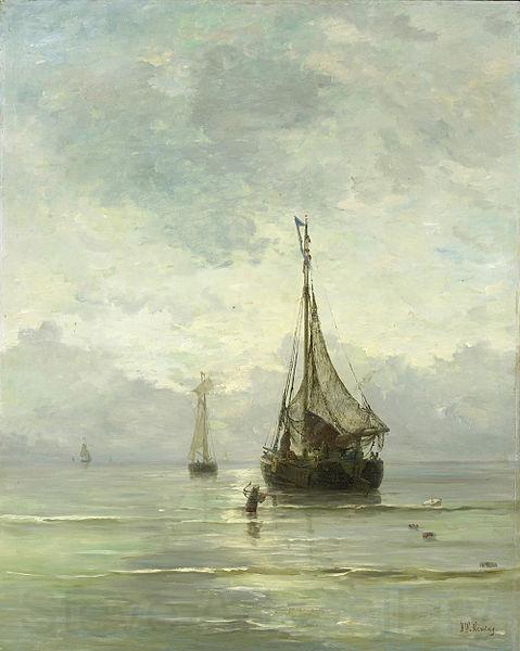 Hendrik Willem Mesdag Calm Sea Spain oil painting art
